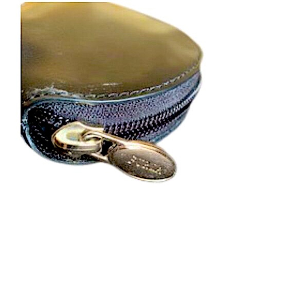 Mini Furla Black Leather Coin Cosmetic Pouch Unused - Picture 4 of 6